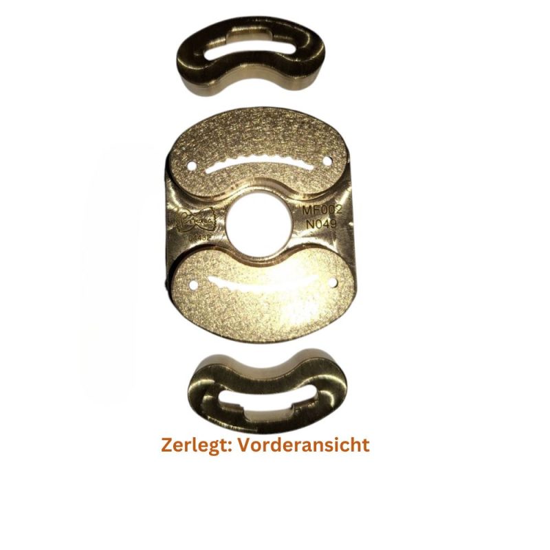 inlay bronze (typ 2) gnocco sardo 21 mm einsatzhalter vertikal erforderlich