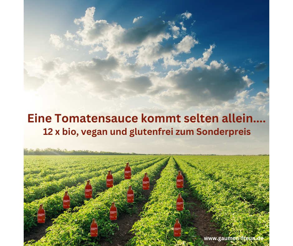 12 x ital. bio tomatensauce aus kirschtomaten 330g vegan und glutenfrei