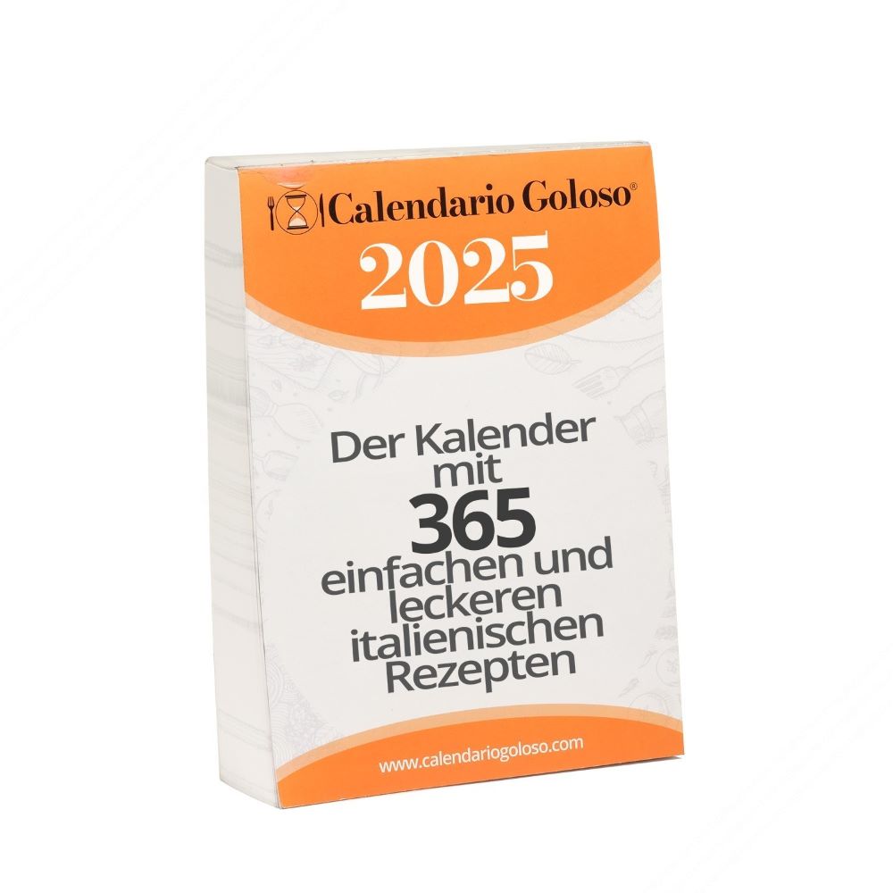 vorbestellung: rezeptkalender 2025 mit 366 italienischen rezepten ohne holzhalterung