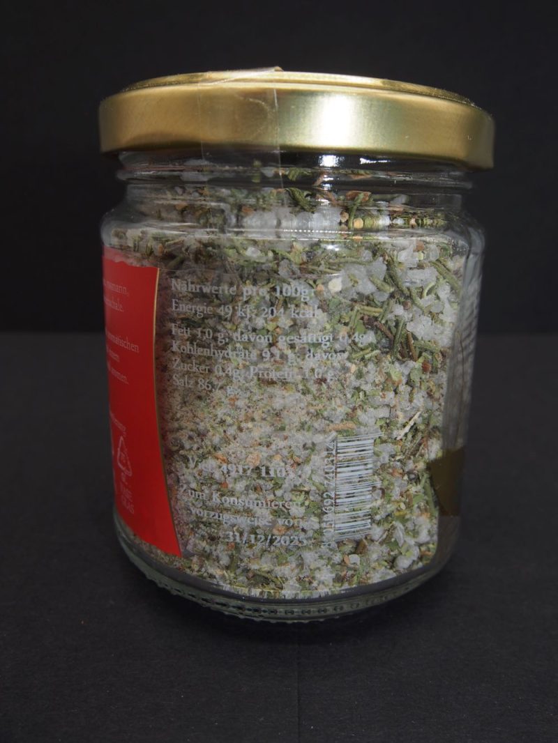 sizilianische meersalz mischung sizilianische aromen 200 g glas