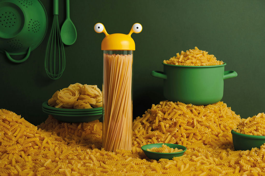 spaghetti monster container